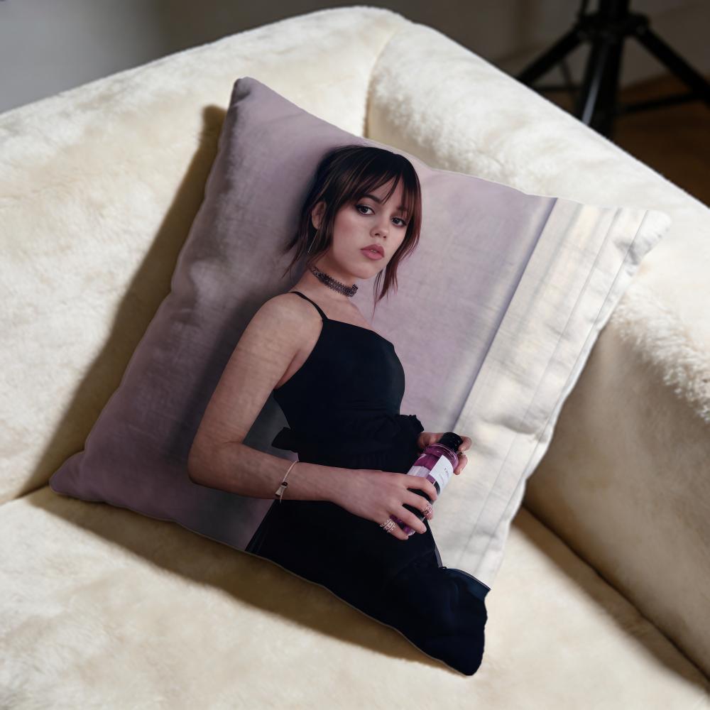 Popular JJenna Ortegaful Cushion Cover Soft Decorative Pillow Case Suitable for Bedroom Sofa Car Travel Use