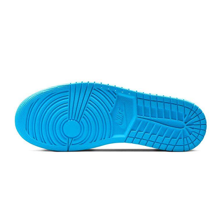 Детские кроссовки Air Jordan 1 Retro Low OG GS UNC Белый Темно-Синий Черный CZ0858-104