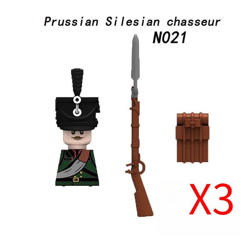 MOC Средневековый Военный Наполеоновские Войны Строительные Блоки Британская Французская Армия Пехота Кавалерия Фигурка Солдата Кирпичный Конструктор