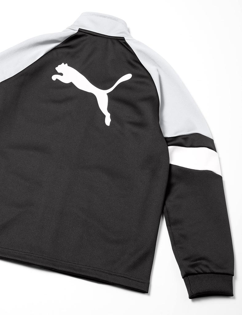 Puma Активная спортивная тренировочная куртка для мальчиков 846095, Puma Black (01), Размер 160