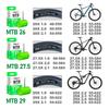Ультралегкая камера для горного велосипеда MTB 26 27,5 29 дюймов Велосипедная камера из ТПУ 45 мм Металлический французский клапан Presta Антиокисление CYCLAMI