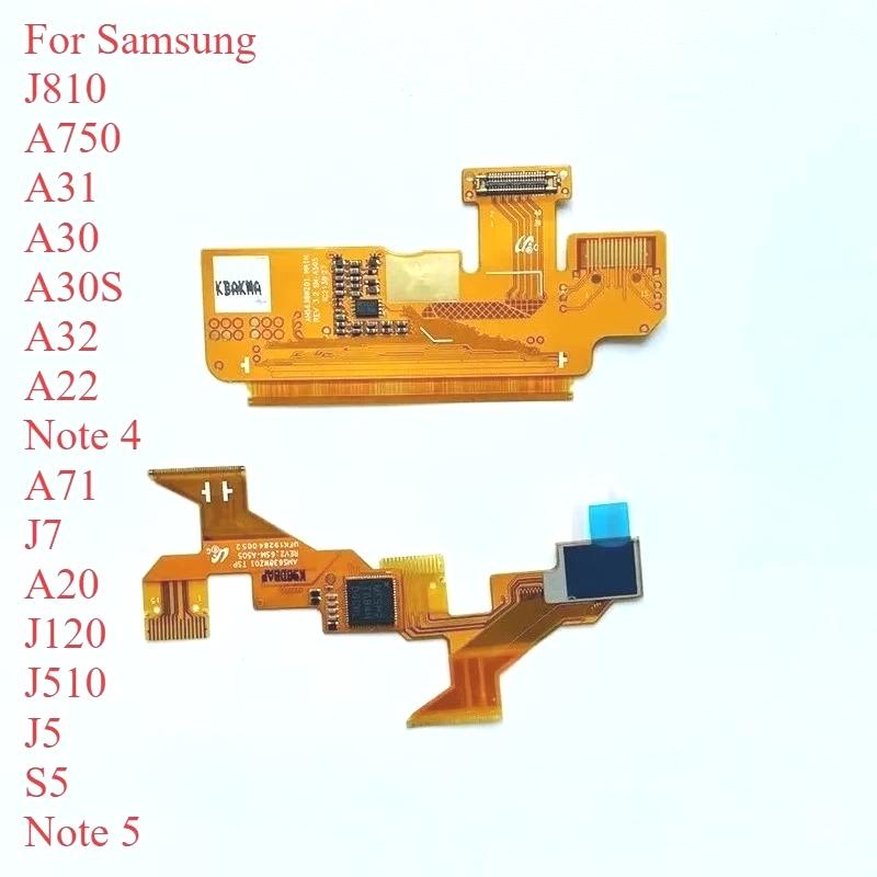5pcs LCD Touch Screen Image Flex Cable For Samsung Galaxy A30 A31 A30S A32 A22 J7 J810 A750 Note 4 A71 A20 J120 J510 J5 S5 Note5
