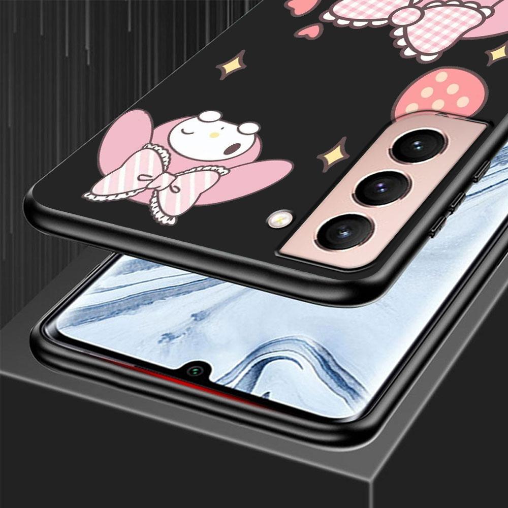 Hello Kitty Kuromi Case for Samsung Galaxy S23 S10e S10 S21 FE S22 S9 S24 Ultra S20 Plus Soft TPU Phone Cover Bumper