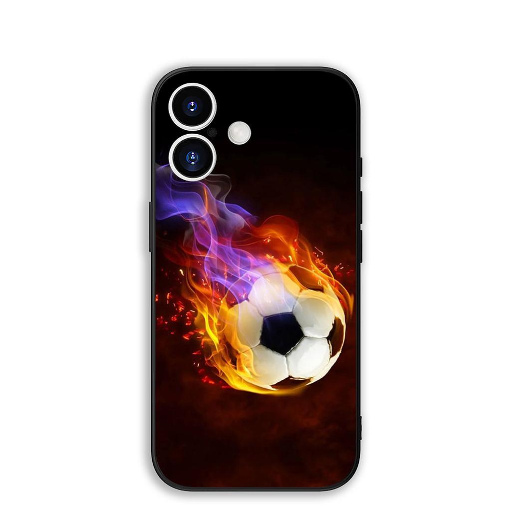 for Samsung Galaxy S22 S21 S20 Fe Ultra S9 Plus + A13 A22 M21 M31 M55 M15 Phone Case Soccer No 7 Star Football No7 Wallpaper