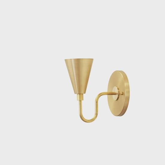 Handmade Brass Wall Sconce Mid Century Modern Vanity Light Decorative Item