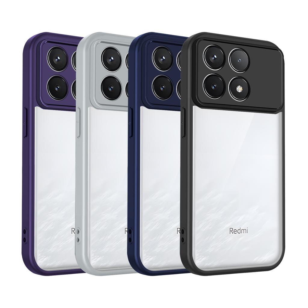 Чехол для Xiaomi Poco F8 Pro Чехол для телефона Poco F8 Ultra Чехол-бампер POCO F8 Pro Силиконовый бампер с воздушной подушкой Прозрачная матовая задняя крышка Жесткая