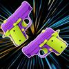 Mini 3D Model Gun 1911 Children's Toy Gun Kid's Toy Gun Non-Firing Bullets Toy Gun Rubber Band Launcher Collection Gift 1PC