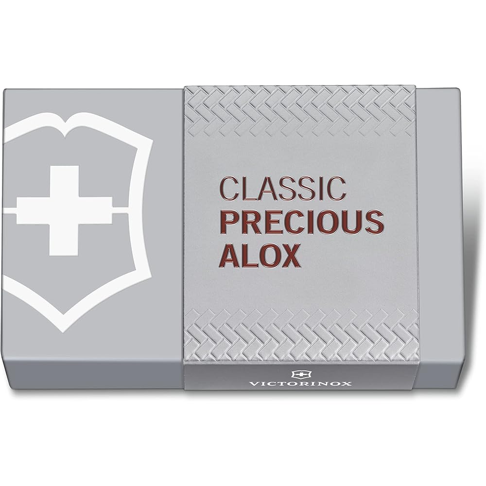 Victorinox Classic Alox Collection Швейцарский армейский нож Орехово-коричневый 5 функций Компактный Легкий Мультитул