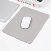 Solid Color Simple Leather Mouse Pad Anti-Slip Base Smooth Surface Portable Mat for Laptop PC Office Home Desk Decoration