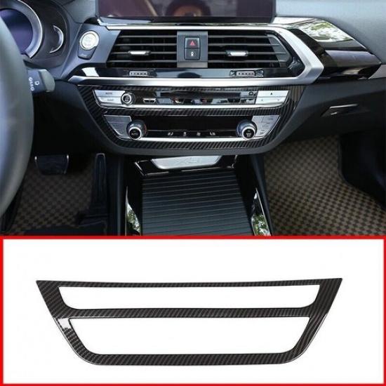 Central Control Air Conditioner Volume Frame Trim For BMW X3 G01 X4 G02 2018-21