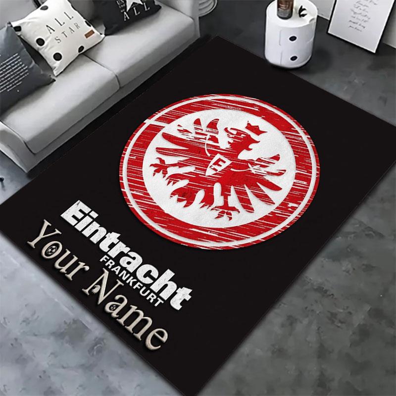 Eintracht Frankfurt Custom Name Carpet Rug for Living Room Bedroom Home Sofa Decoration,Kids play Non-slip Floor Mat