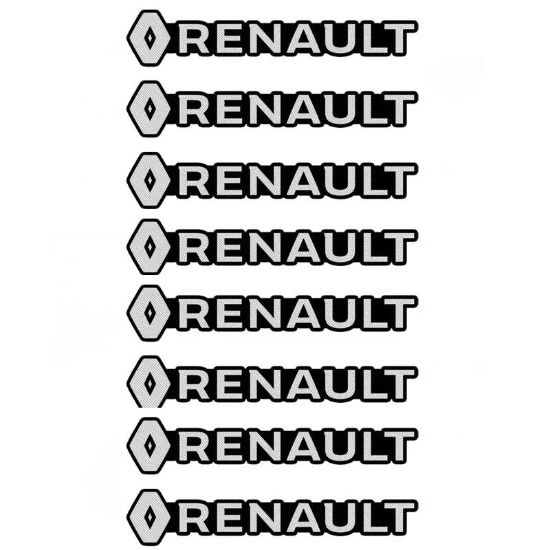 For Renault 2026 New Hub Caps For Renault Megane 2 3 4 Twingo Clio Talisman Captur Trafic Kwid Scen 4/8pcs Metal Car Audio Decor