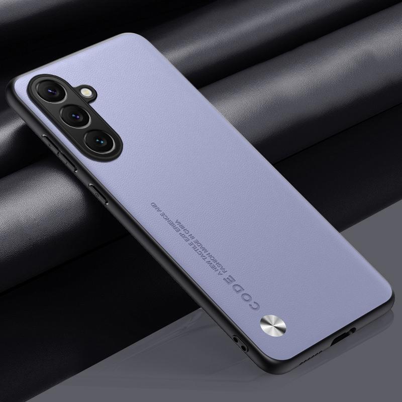 Роскошный чехол из искусственной кожи для Samsung Galaxy A55 5G, задняя крышка, противоударный чехол из ТПУ силикона с полной защитой для Samsung A35