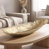Boat-Shaped Fruit Tray Sculptural Dish Low-Silhouette for Home Decorators