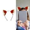 Plush Animal Ear Headband for Halloween Anime Ear Maid Hairhoop Roleplaying Game Character Hairdband Costume Accessories