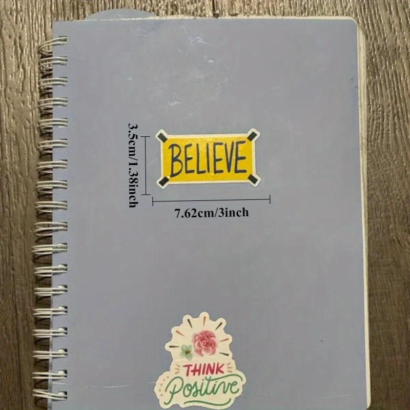 Наклейка Believe, Наклейка Ripped Inspirational Lasso, Наклейка на бутылку с водой, Наклейка на флягу Hydro, Мотивирующая цитата