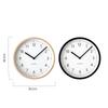 KATOMOKU Muku Clock 4 LL Black km-138BK 382mm (radio Clock)