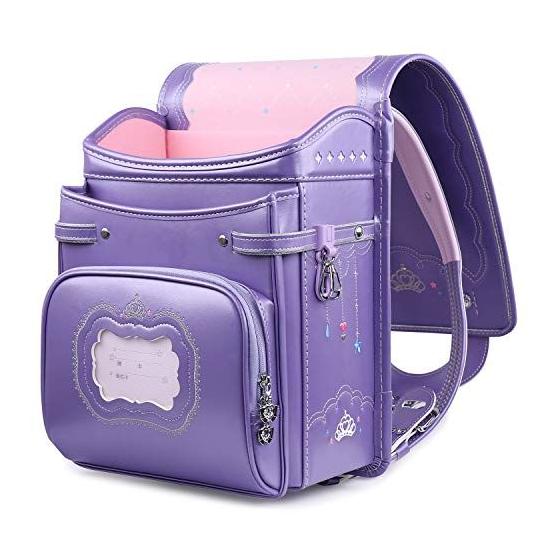 Used [New] School bagGirlsLatest luxe princesscrown designShiny pearl fabricDurable hand-stitchedGift package