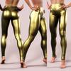 Женские леггинсы из искусственной кожи, брюки, сексуальные облегающие колготки с высокой талией, брюки