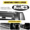 5 in 1 Heat Press Transfer Machine 12x15inch with 34” Vinyl Cutter Plotter Machine Kit Art Craft Printer Sublimation(34”/870mm) Limation (34”/870mm)
