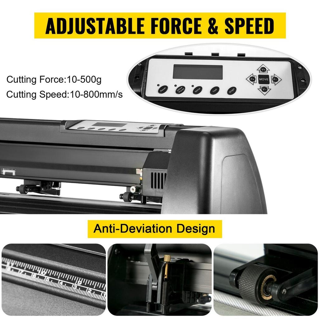 5 in 1 Heat Press Transfer Machine 12x15inch with 34” Vinyl Cutter Plotter Machine Kit Art Craft Printer Sublimation(34”/870mm) Limation (34”/870mm)