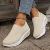 New Fashion Women Mesh Breathable Vulcanized Sneakers Woman Platform Solid Color Casual Shoes Ladies Wedges Walking Shoes