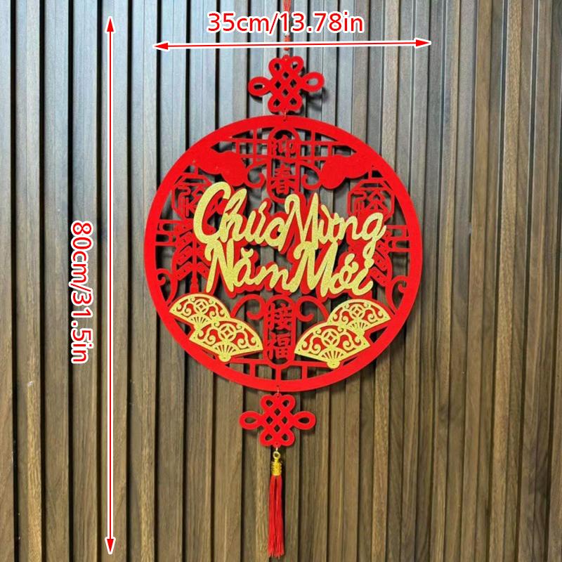 1 шт. Дизайн с кисточкой, Устанавливающий сцену, Благословляющий узор, Благоприятный кулон, Домашний декор, Изысканный, Разные стили