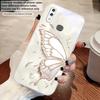 Бабочка из ледяных кристаллов Для Samsung M02 12 Note 8 9 10 20 A 01 A02 A03 Core 04 05 06 10 12 13 14 15 A16 стекло Ультра чехол для телефона