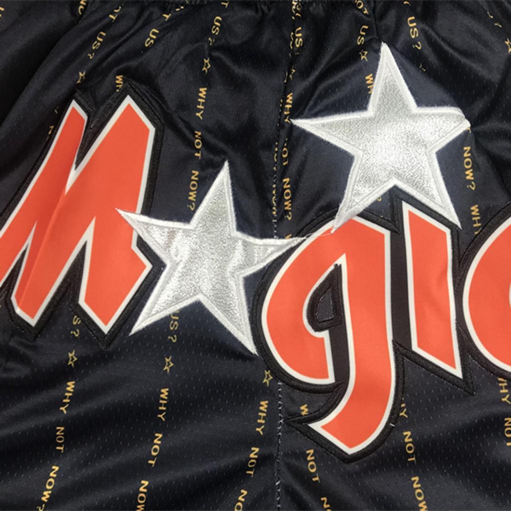 Укороченные баскетбольные шорты Magics с вышивкой и шнурком в стиле ретро, тренировочные шорты