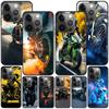 Мотоциклетный чехол для Apple iPhone 14 11 7 SE 2020 8 X XS 13 12 Mini XR 15 Pro Max Силиконовый Черный Мягкая Накладка на Телефон