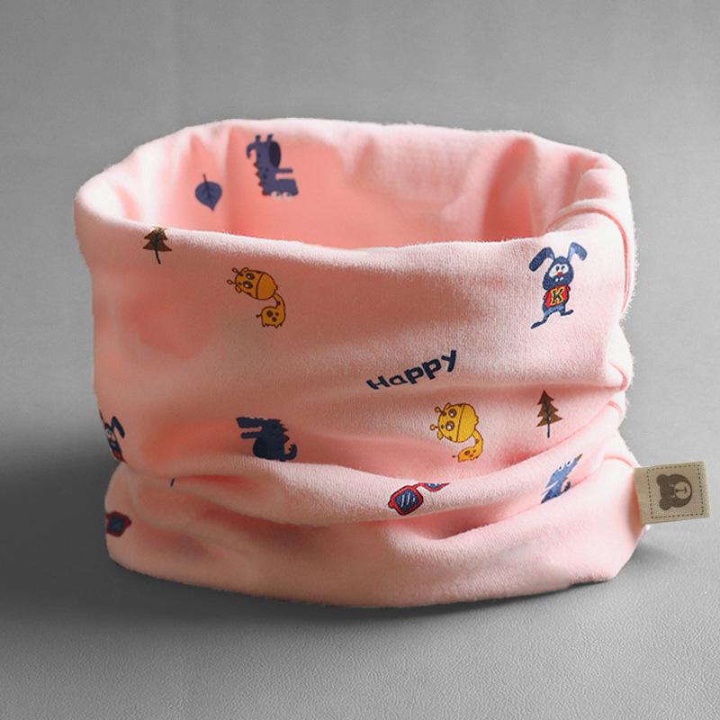Class A Pure Cotton Baby Snood: Kids' Autumn/Winter Neck Warmer, Windproof Pullover Scarf for Boys & Girls.
