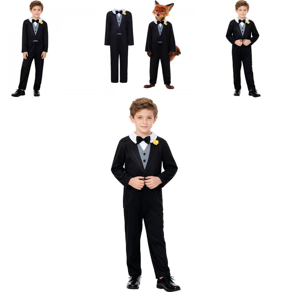 Детский костюм Ника Фокса из полиэстера и спандекса для косплея и ролевых игр