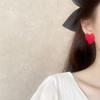 Acrylic Party Simple Design Heart Ear Studs Jewelry Earrings Love Eardrop Candy Color