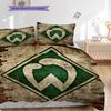 Постельное белье с узором SV Werder Bremen Комплект одеял Покрывало Наволочка Домашний Декор Подарок на День Рождения (1 пододеяльник + 2 наволочки, без наполнителя)