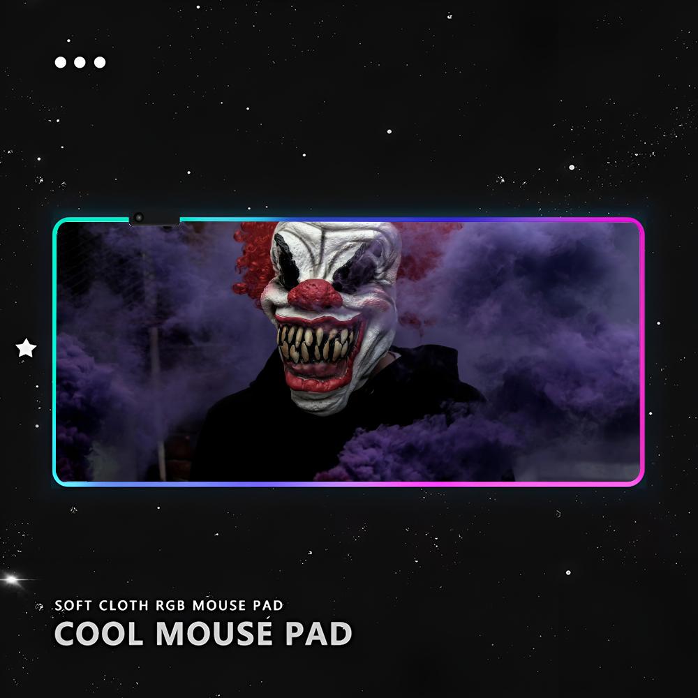 Коврик для мыши RGB ПК Геймер Клавиатура LED Светящийся mause pad Коврики Резиновый Милый Мультяшный Игровой Компьютер csgo lol pubg