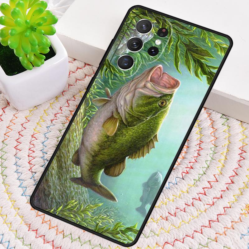Рыболовная приманка Щука Чехол для телефона из ТПУ для Samsung Galaxy note 10 pro S26 S25 S24 S23 S22 Ultra Plus S21 FE S20 Ударопрочный чехол