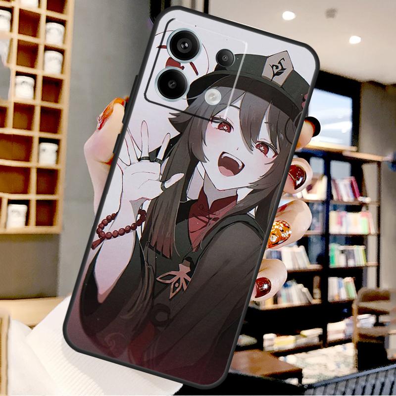 Ху Тао Genshin Impact Для Xiaomi Redmi Note 13 Pro 9 10 11 12 14 15 Pro Plus Чехол Для Redmi 15 12C 13C 14C 10C 15C