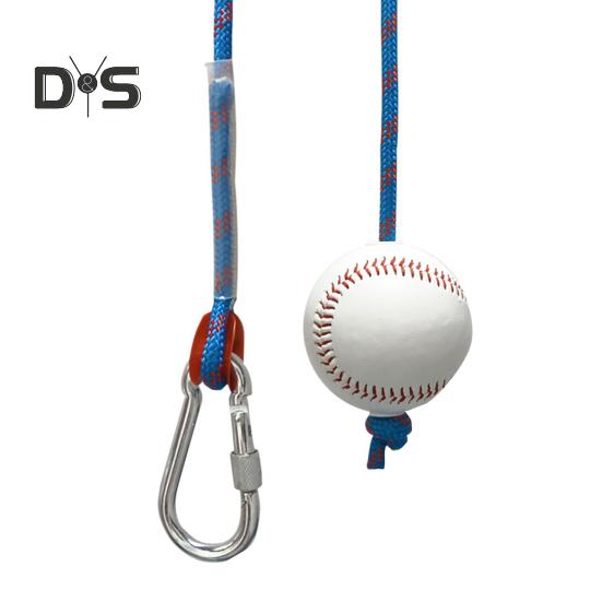 Тренажер для отбивания мяча в бейсболе Улучшите навыки отбивания с помощью веревки для отбивания мяча в бейсболе и броска Тренажер для отбивания мяча в софтболе
