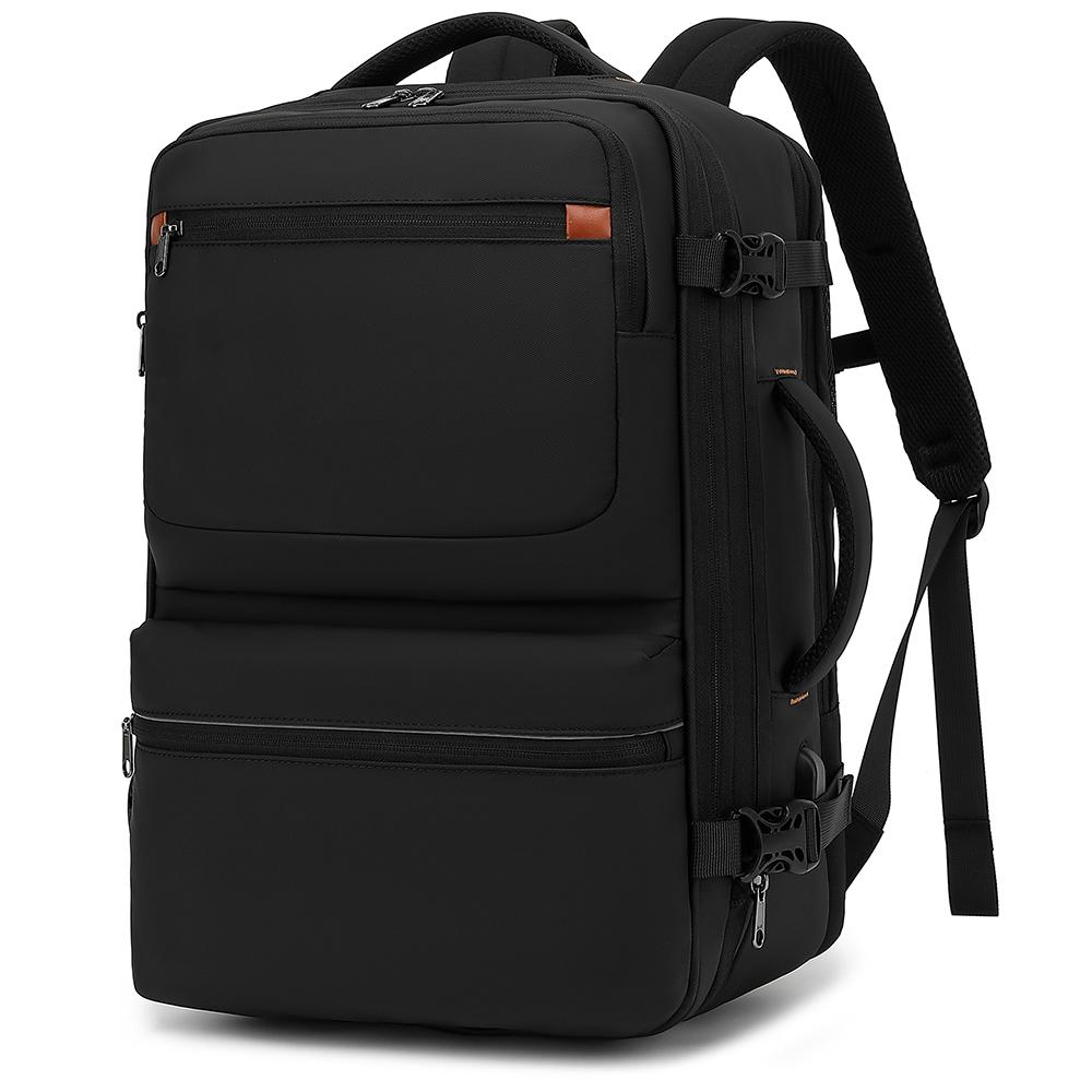 Рюкзак Eaqual to 20 дюймовый чемодан 38 л расширяемый портативный мужской рюкзак большой емкости для 17/17,3 дюймового ноутбука, зарядка через USB, открытие на 180°