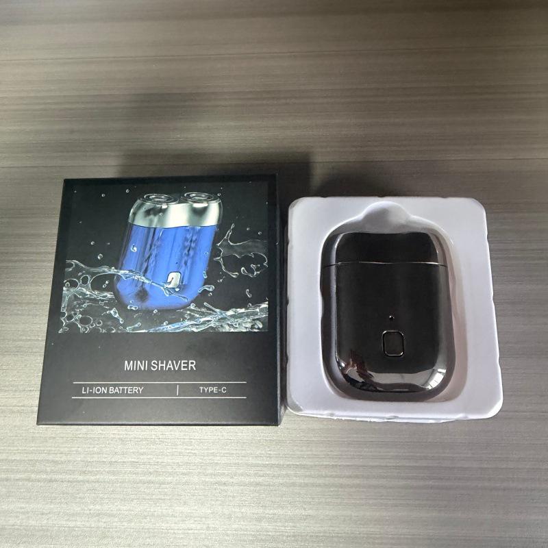Мини Магнитная Двухлезвийная USB Дорожная Электробритва