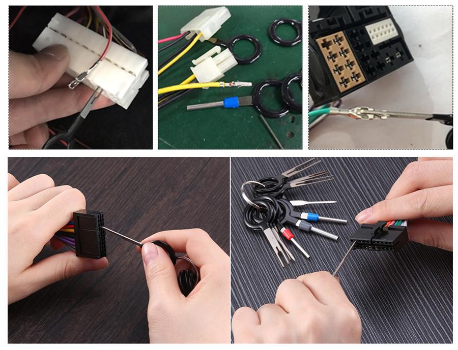 78x Car Terminal Removal Electrical Wiring Crimp Connector Pin Extractor Kit