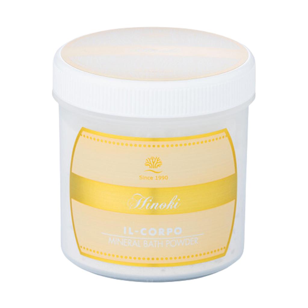 Il Corpo Mineral Bath Hinoki 600g Sauna Experience At Warm Bath Sweat Bath Hinoki Powder, (Cypress), (30 Servings) - Home, Bath, Salts, Relief,