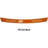 Car Accessories Carbon Fiber Trunk Bumper Sticker Guard Plate Protector For Hyundai Accent Matrix Moinca Santa Fe ix20 i40 Azera KK8
