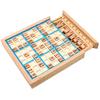 Solvanta Sudoku Board Brain Training Wooden Number Educational Game for Children and x x Game, Puzzle, Seniors, 22.5cm (W) 22.5cm (D) 3.3cm (H)