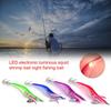 Squid Jigs Saltwater Saltwater Fishing Lures Double Hook Design Floating Bait Glow-in-The-Dark Realistic for Trolling Sea