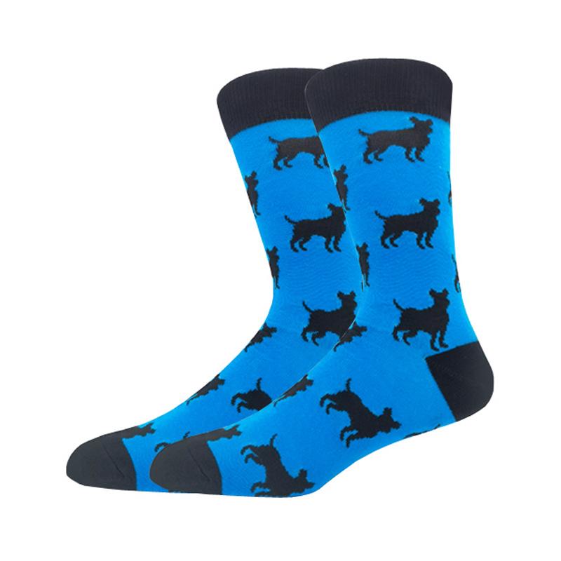 Мужская мода осень-зима носки для скейтборда Happy Creative пингвин дельфин акула коала носки новинка команда смешные мужские носки