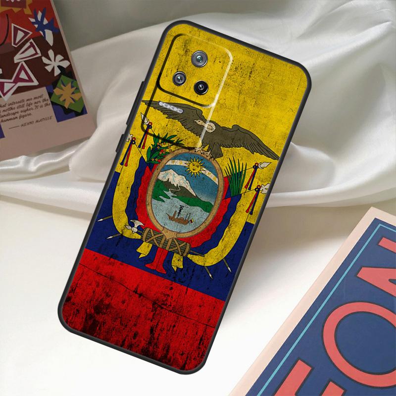 Ecuador Flag Case For POCO X6 Pro M6 X5 X3 M5s F3 F5 Xiaomi 14 Ultra 13 12 Lite 11T 12T 13T Pro Coque