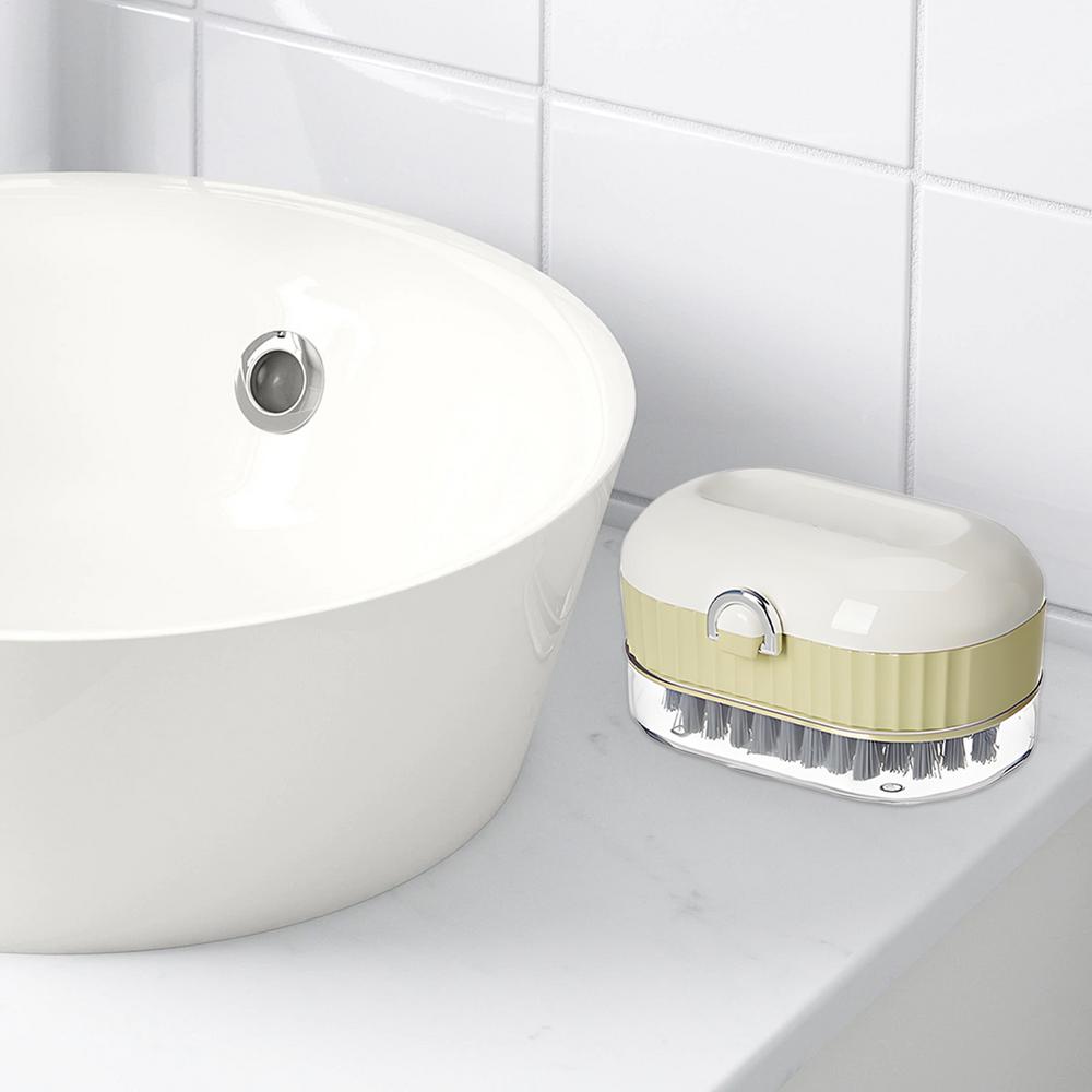 Контейнер для кускового мыла 2-в-1 Коробка для хранения мыла с роликовой щеткой Многофункциональный для стирки, кемпинга, спортзала, уборки, раковины