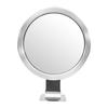 Suction Cup Anti-fog Vanity Mirror with Hooks No-Punch Bathroom Shower Shaving Makeup Mirror