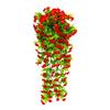 2Pcs Artificial Hanging Flowers Outdoor Vines with Eucalyptus Leaves Realistic Looking Vibrant Color Fake Plants UV Resistant Simulation Flowers